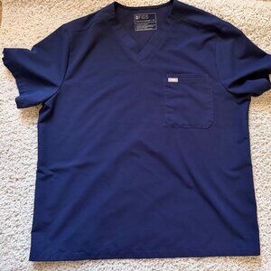 MEN Figs Navy Blue scrub top (XL)  & Jogger Pant (L)